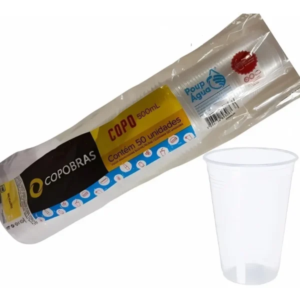 Vaso Trasnparente 550ml x 50 Unidades