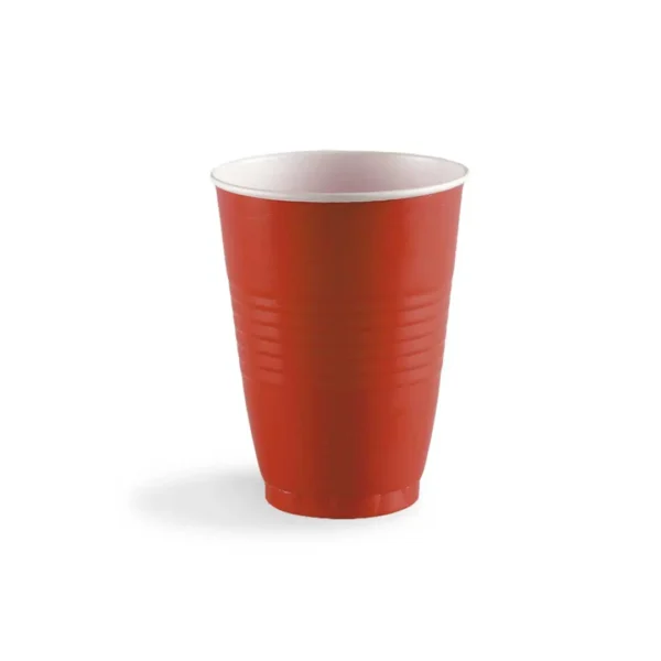 Vaso Rigido Rojo x 12 Unidades