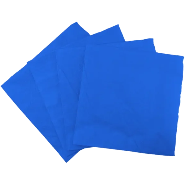 Servilletas Lisas Azul x 20 Unidades