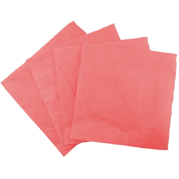 Servilletas Lisas Rosa x 20 Unidades