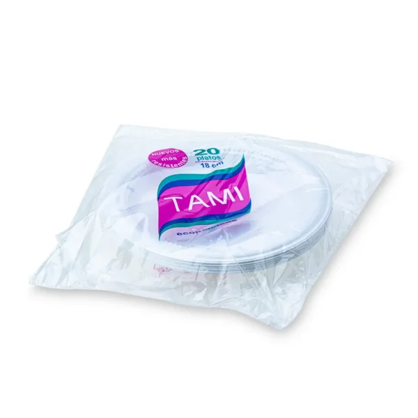 Plato Tami 18cm x 20 Unidades