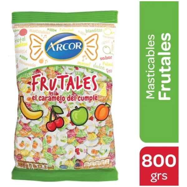 Caramelo ARCOR Frutal 800 grs x242 unidades
