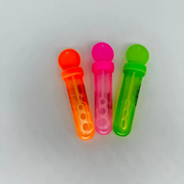 Sorpresitas Burbujero Transparente Cilíndrico por unidad