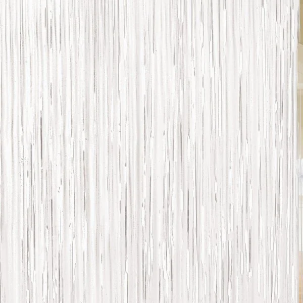 Cortina Metalizada 2x1m Color Blanca