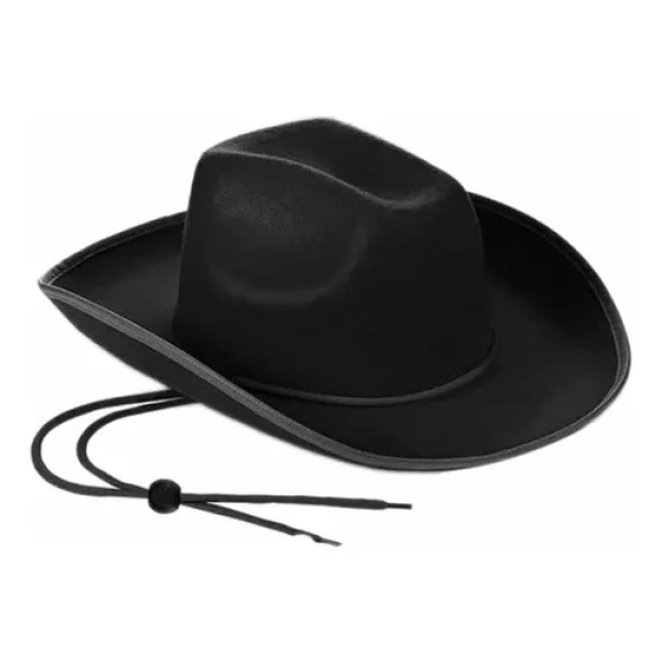 Cotillón Sombrero Cowboy Negro