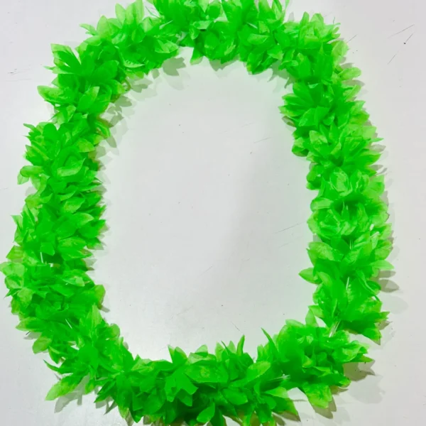 Collar Hawaiano Fluor Verde