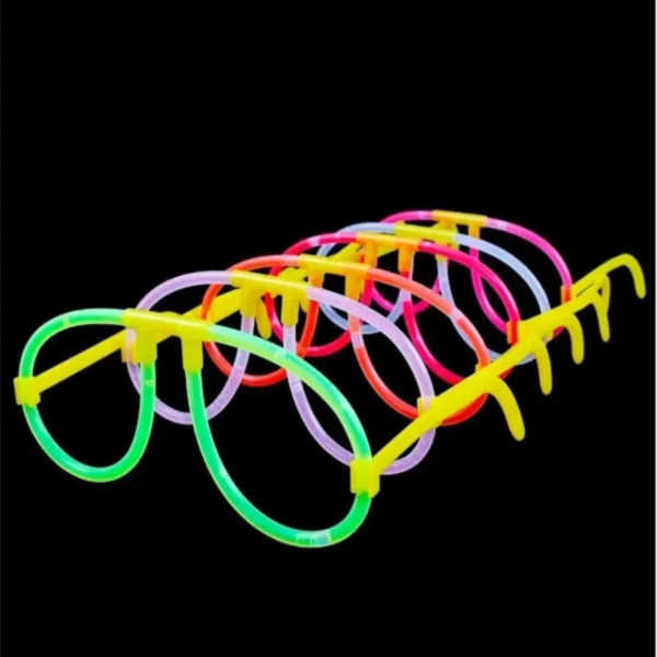 Cotillón Lentes Redondos Neon - por unidad