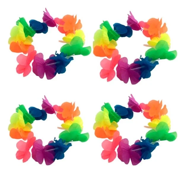 Cotillón Corona Hawaiana Grande - por unidad