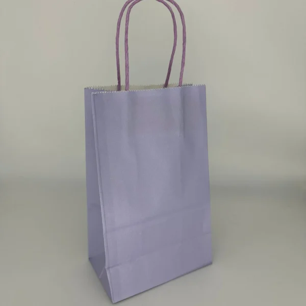 Bolsa Sorpresitas Papel con Asas Lila -  por unidad