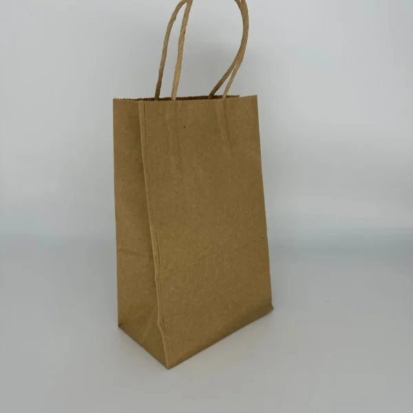 Bolsa Sorpresitas Papel con Asas Marrón Oscuro - por unidad