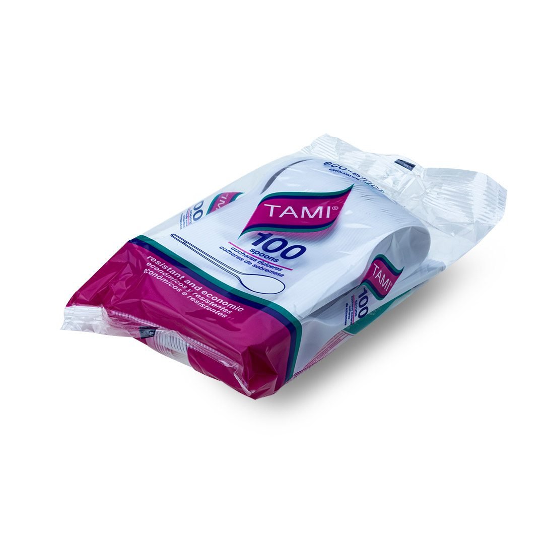 Cucharita 11 cm Blanca Tami x100 unidades