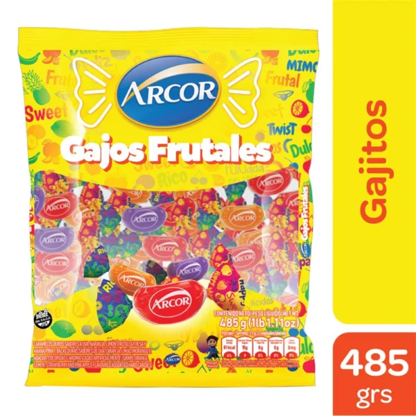 Caramelo Gajos Frutal Arcor