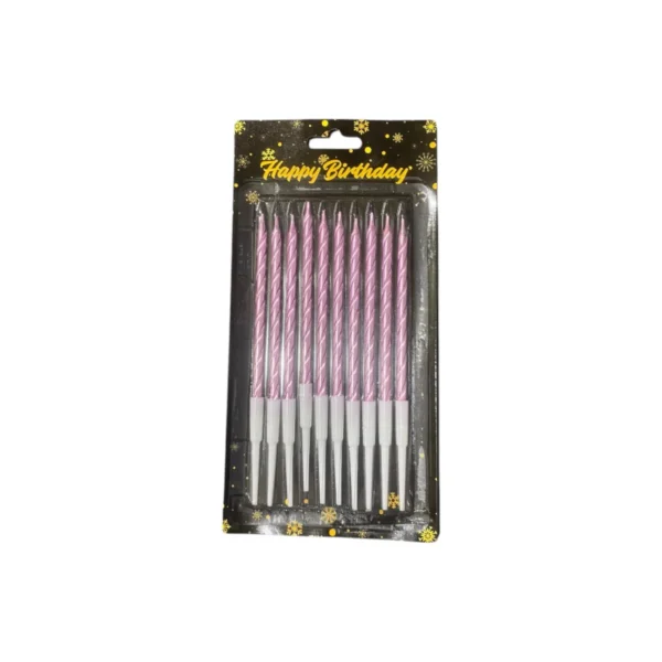 Velas Torneadas Rosadas