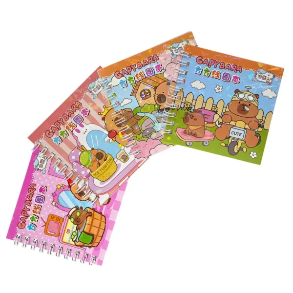 Libreta Capibara con Stickers