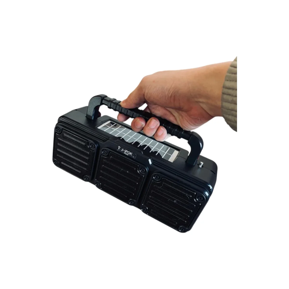 Parlante Solar Multifunción P450 con Linterna y Radio - Imagen 4