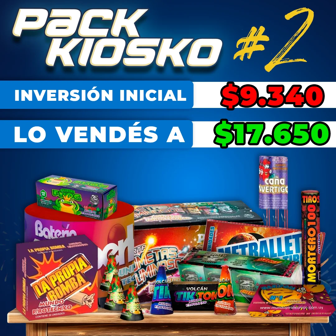 Pack Kiosko #2 | 47 artículos