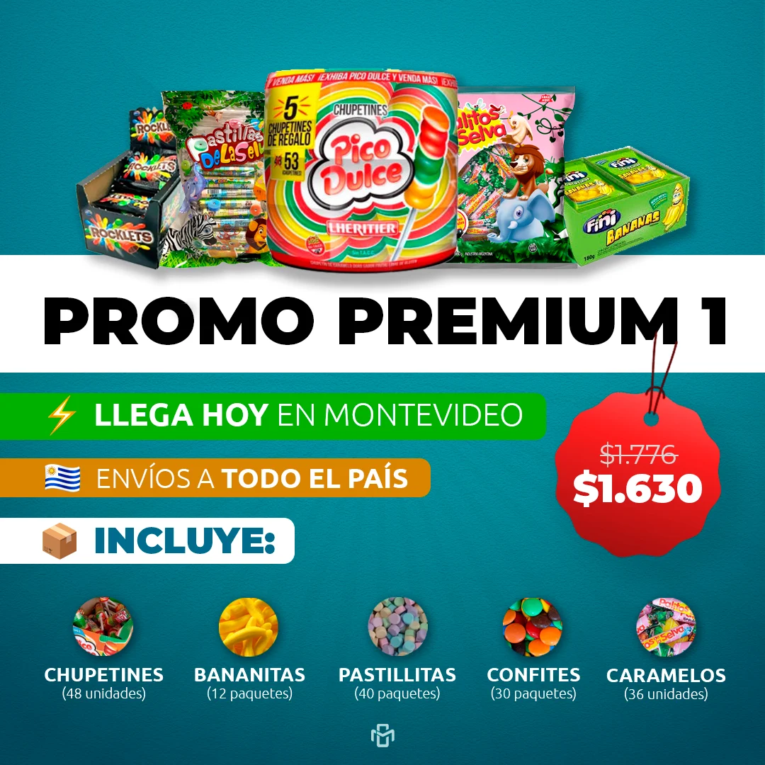 Promo Golosinas Premium para 20 Niños