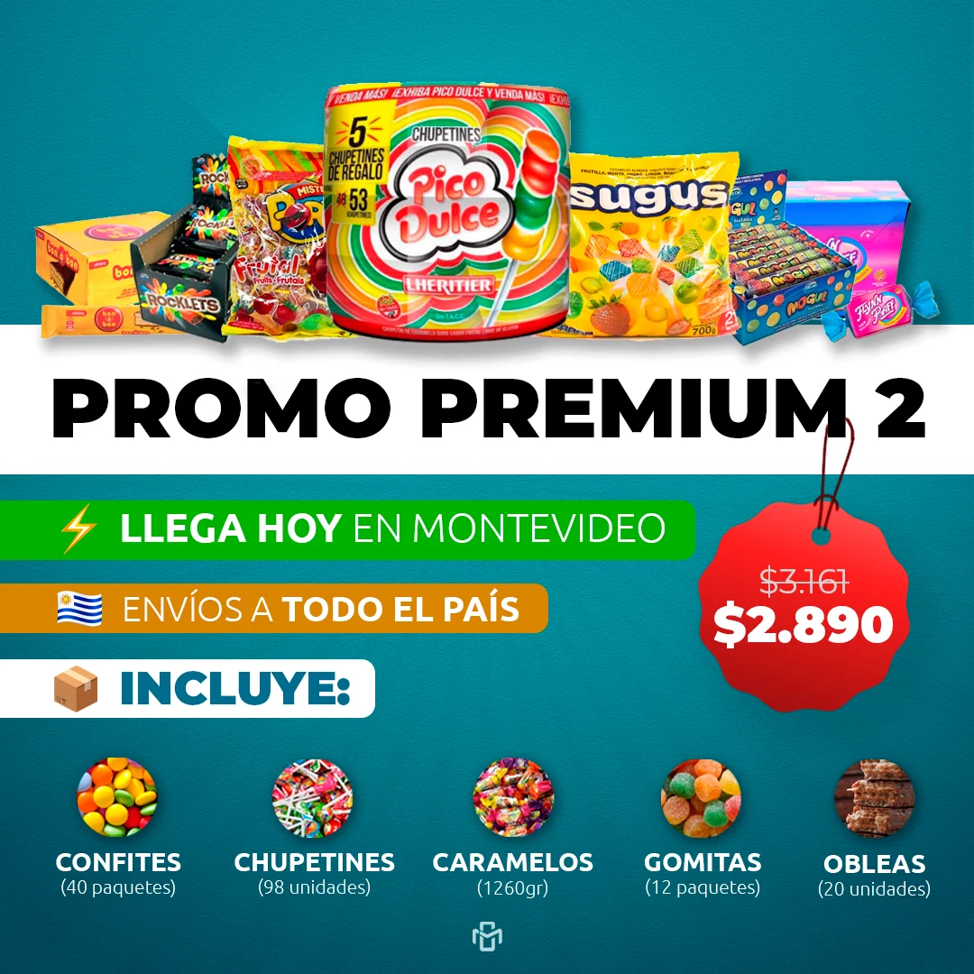 Promo Golosinas Premium para 30 Niños