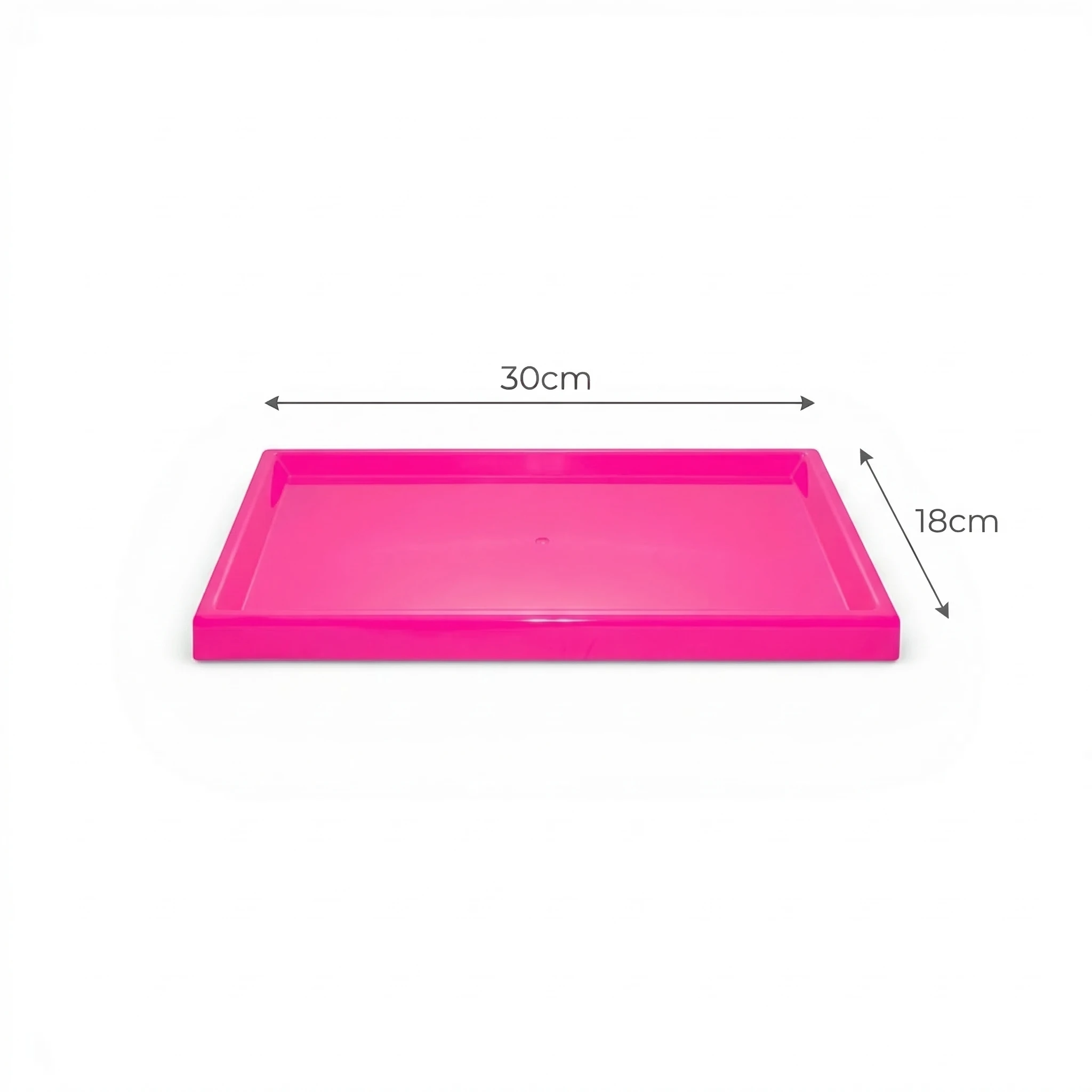 Bandeja Rectangular Dulces NEOPLAS 30x18cm – Fucsia