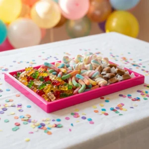 Bandeja Rectangular Dulces NEOPLAS 30x18cm – Fucsia - Imagen 2