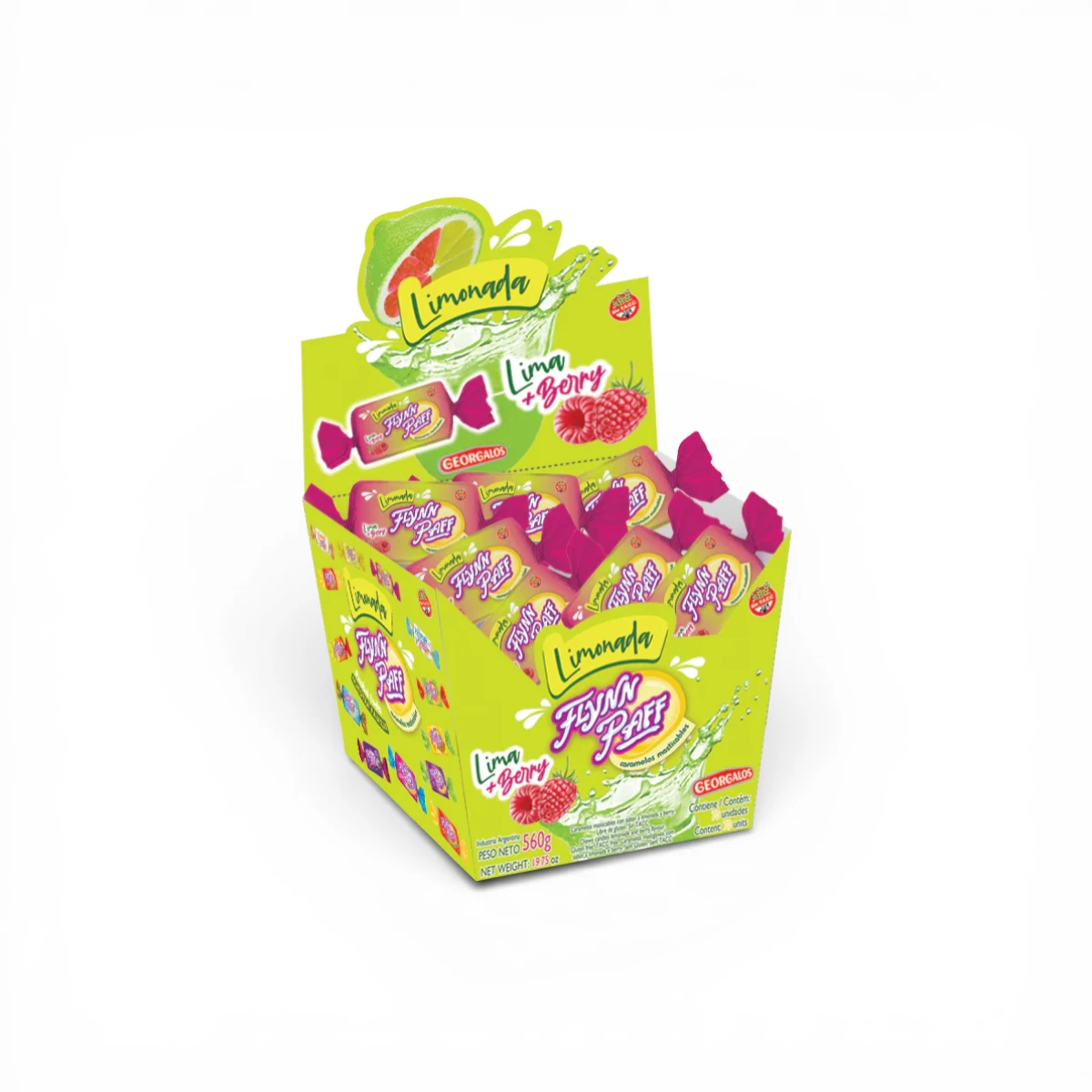 Caramelo FLYNN PAFF Lima Berry Blandito 560g