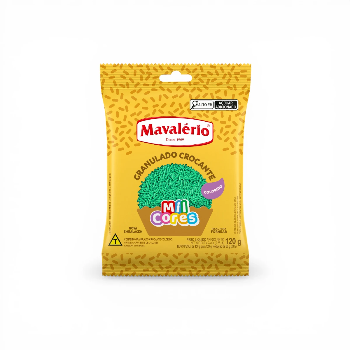 Granulado Crocante MAVALERIO 120g – Verde