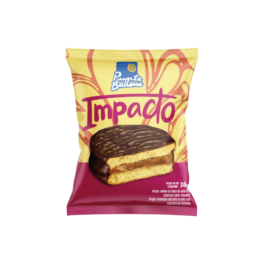 Alfajor IMPACTO Chocolate x16 unidades