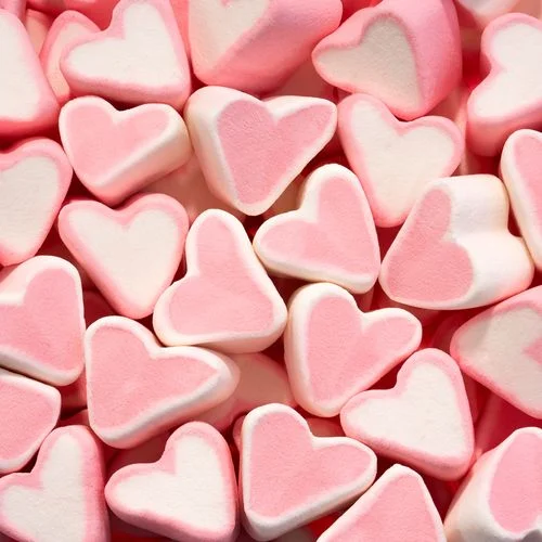 Malvaviscos Marshmallows FINI Corazón 500 grs