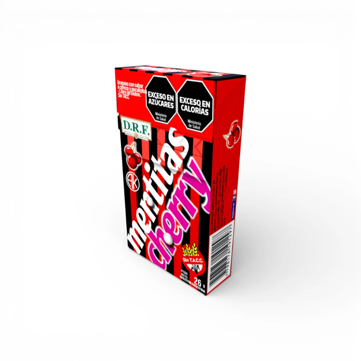 Pastillas Mentitas D.R.F Cherry x12u 26g
