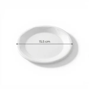 Plato Espuma Darnel Blanco 15,5 cm x10u - Imagen 2