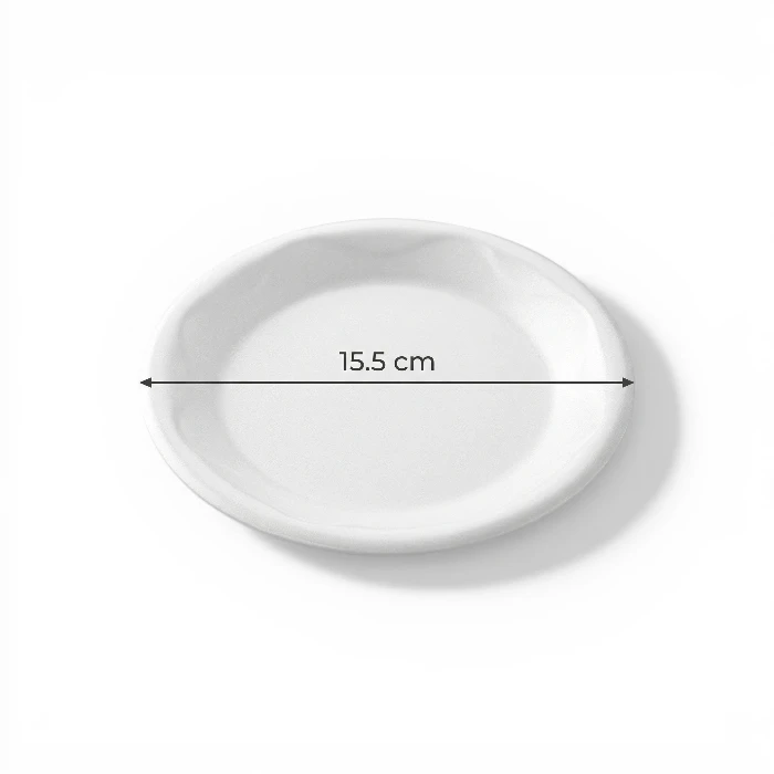 Plato Espuma Darnel Blanco 15,5 cm x10u