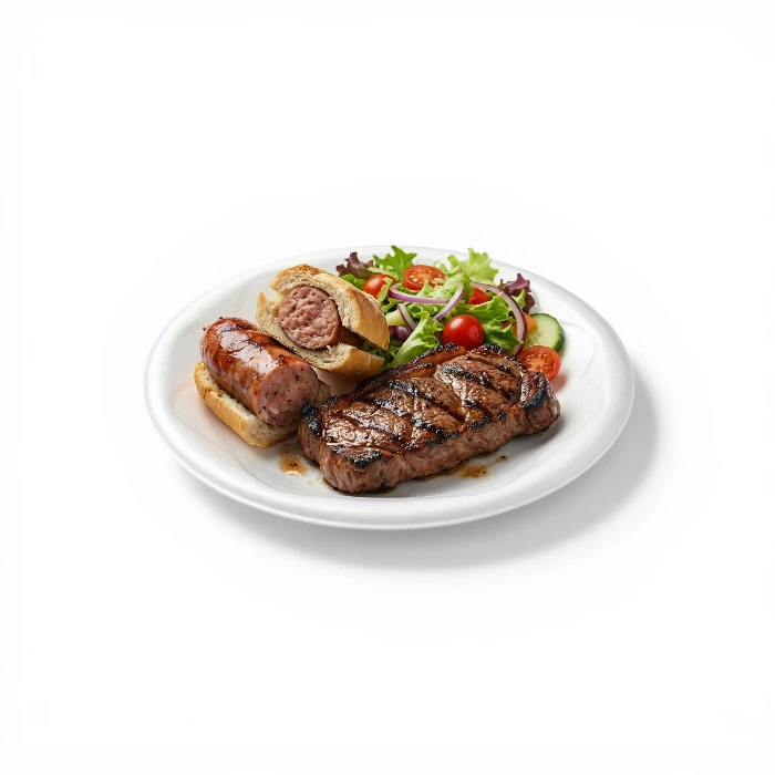 Plato Espuma Darnel Blanco 23 cm x10u