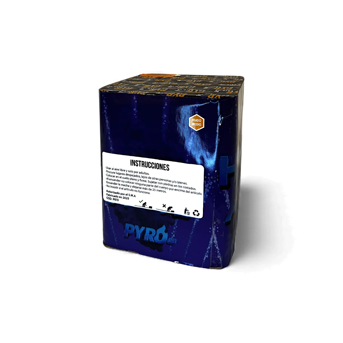 Torta Humo Amarilla 25 Tiros
