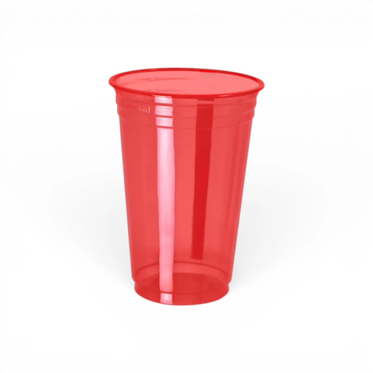 Vaso Fluo Neón Copobras 300ml x25u – Rojo