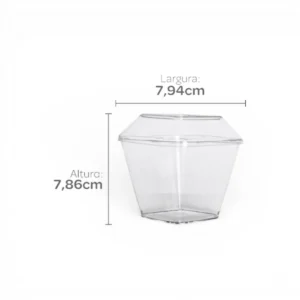 Vaso Pote con Tapa Strawplast 180ml x10u – Postre - Imagen 2
